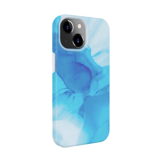 Изображение Evelatus Apple iPhone 15 Plus Premium Silicone case Customized Print Blue