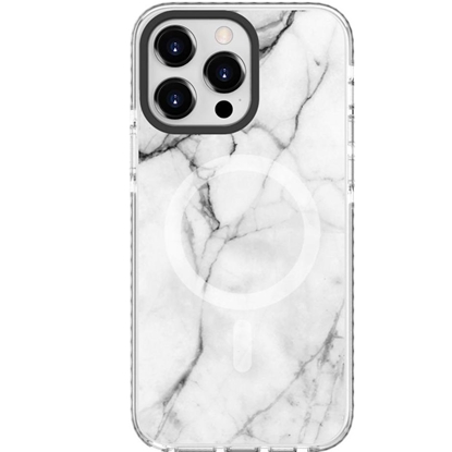 Изображение Evelatus Apple iPhone 15 Pro Max PC+TPU With MagSafe Customized Print Marble White