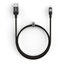 Picture of Evelatus Evelatus USB A to Lightning, Cable 1.2M ( MFI11CL )Aluminum housing braiding Black
