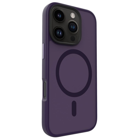 Изображение Evelatus Apple iPhone 16 Pro Max Hybird Case With Magsafe PC+TPU Purple