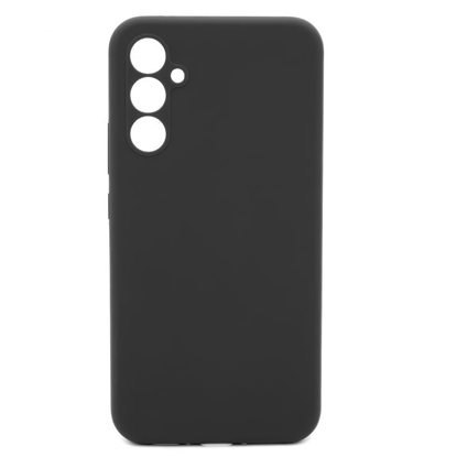 Attēls no Evelatus Premium Mīksta pieskāriena silikona aizmugures maks-apvalks priekš Samsung Galaxy A15 4G (A155F) / 5G (A156B) Melna