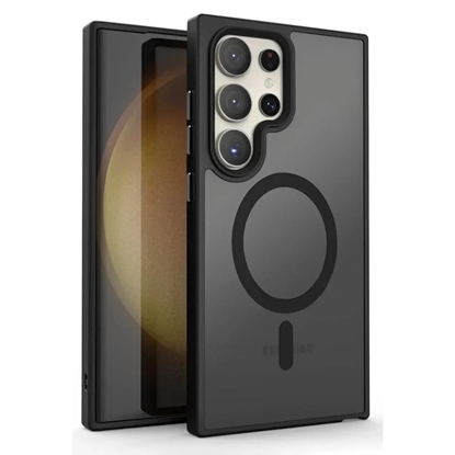 Attēls no Evelatus Samsung Galaxy S25 Ultra hibrīdīgā vāciņš ar magnētisko PC+TPU melnā krāsā