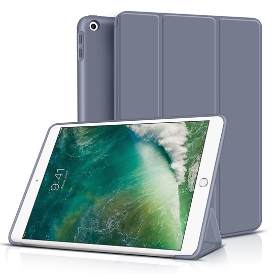 Picture of Evelatus Galaxy Tab A9 Tablet case with imitate microfiber inside Lavender Gray