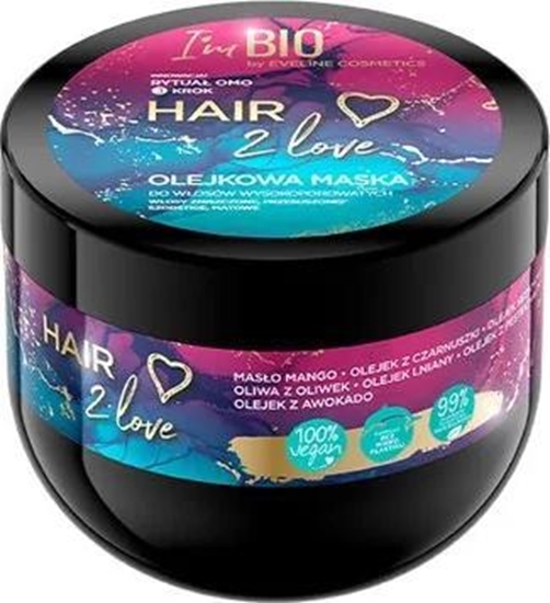 Picture of Eveline EVELINE I'm Bio Hair 2 Love OLEJKOWA MASKA do wosów wysokoporowatych