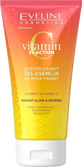 Picture of Eveline Vitamin C 3X Action Oczyszczajcy el-Esencja Do Mycia Twarzy 150ml