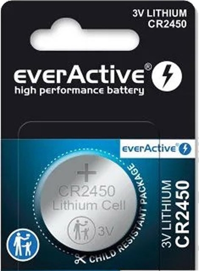 Picture of EverActive Bateria litowa everActive CR2450 3V 1 szt