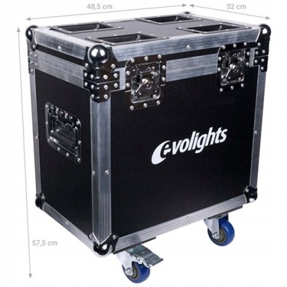 Attēls no EVOLIGHTS NEO CASE BEAM SPOT 100W skrzynia transpo