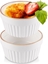 Picture of Excellent Houseware Kokilki do zapiekania, porcelanowe, 2 sztuki, 200 ml, Ø 10 cm