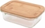 Picture of Excellent Houseware SZKLANY POJEMNIK NA YWNO Z POKRYW BAMBUSOW 370ml EXCELLENT HOUSEWARE 120222