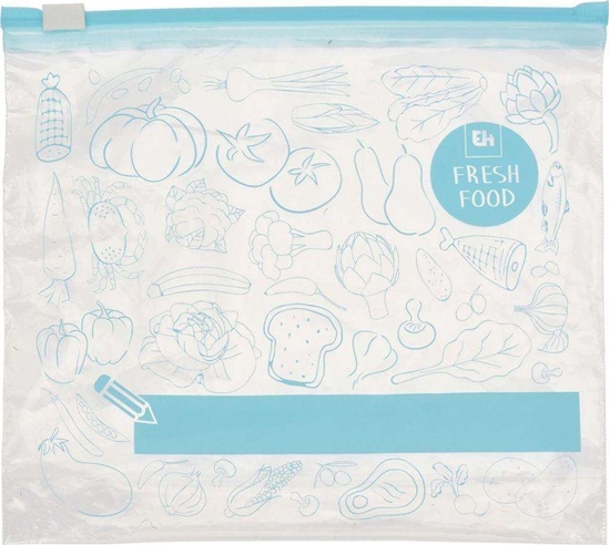 Изображение Excellent Houseware Worki woreczki torebki strunowe do przechowywania ywnoci 15 x 1L