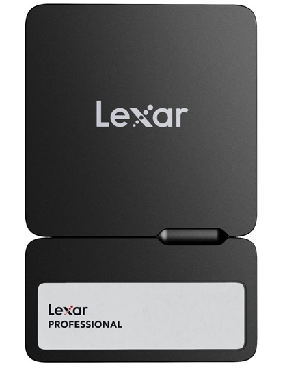 Picture of External SSD|LEXAR|Professional Go Portable|2TB|USB 3.2|Write speed 1000 MBytes/sec|Read speed 1050 MBytes/sec|LSL400S002T-RNBNG