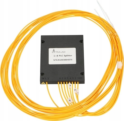 Attēls no ExtraLink EXTRALINK 1:8 PLC SPLITTER NO CONNECTOR 2.0MM 1.5M G657A ABS MODULE