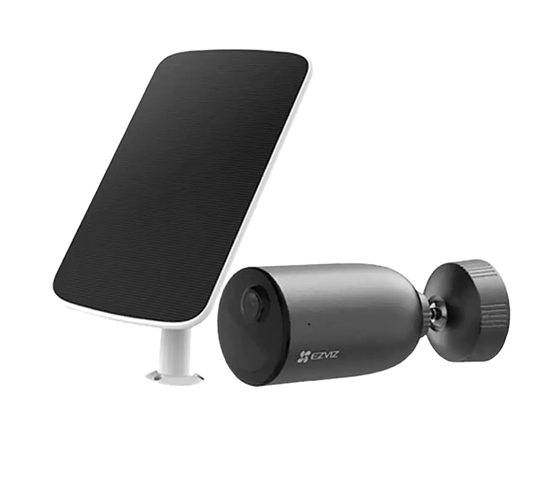 Picture of EZVIZ | Camera with battery and solar panel | CS-EB3 4G | Bullet | 3 MP | 2.8mm | IP65 | H.264/H.265 | Micro SD, Max. 512 GB