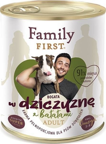 Picture of Family First FamilyFirst Bogata w dziczyzn+batat adult 800g