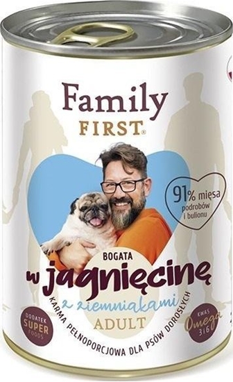 Picture of Family First FamilyFirst Bogata w jagnicin+ziemniak adult 400g