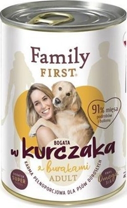 Picture of Family First FamilyFirst Bogata w kurczaka+burak adult 400g