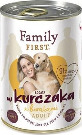 Picture of Family First FamilyFirst Bogata w kurczaka+burak adult 400g