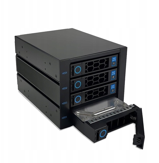Picture of FANTEC WR-C3141-12G SAS/SATA (12G/6G) Backplane für 4x 3,5"/2,5" HDD/SSD