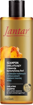 Picture of Farmona Jantar szampon chelatujcy z wycigiem z bursztynu 5w1 do wosów matowych i zniszczonych osadami twardej wody 300ml