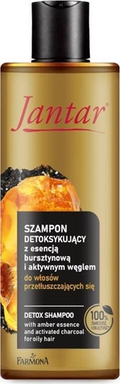 Picture of Farmona Jantar szampon z esencj bursztynow i aktywnym wglem do wosów przetuszczajcych si 300ml