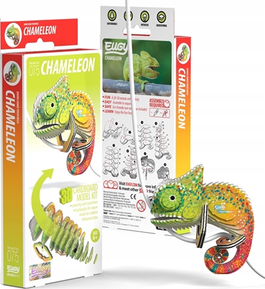Attēls no Fat Brain Toys Kameleon Eugy. Eko Ukadanka 3D