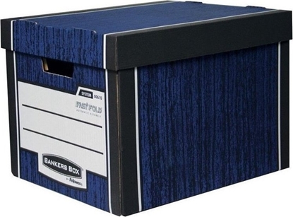 Picture of Fellowes Puda archiwizacyjne Fellowes Bankers Box WOODGRAIN 0061001-BLUE