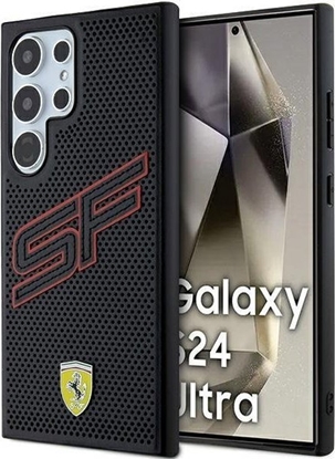 Attēls no Ferrari Ferrari FEHCS24LPINK S24 Ultra S928 czarny/black hardcase Big SF Perforated