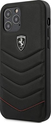 Picture of Ferrari Ferrari FEHQUHCP12LBK iPhone 12 6,7 Pro Max czarny/black hardcase Off Track Quilted uniwersalny