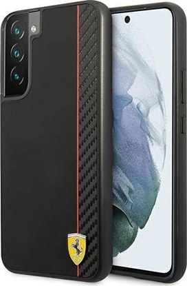 Picture of Ferrari Ferrari FESAXHCS22MBK S22+ S906 czarny/black hardcase On Track Carbon Stripe