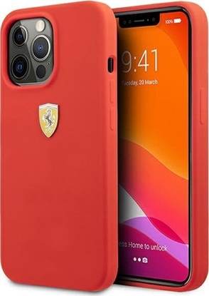 Picture of Ferrari Ferrari FESSIHCP13XRE iPhone 13 Pro Max 6,7" czerwony/red hardcase Silicone