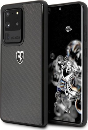 Picture of Ferrari Ferrari Hardcase FEHCAHCS69BK S20 Ultra G988 black/czarny Carbon Heritage