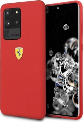 Picture of Ferrari Ferrari Hardcase FESSIHCS69RE S20 Ultra G988 czerwony/red Silicone
