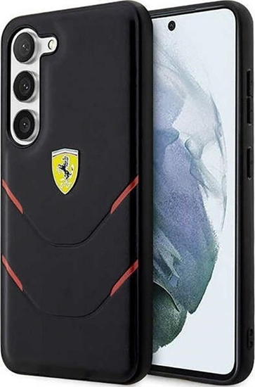 Picture of Ferrari Ferrari Hot Stamp Lines - Etui Samsung Galaxy S23 (czarny)
