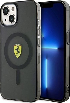 Attēls no Ferrari Ferrari Translucent MagSafe - Etui iPhone 14 (Czarny)