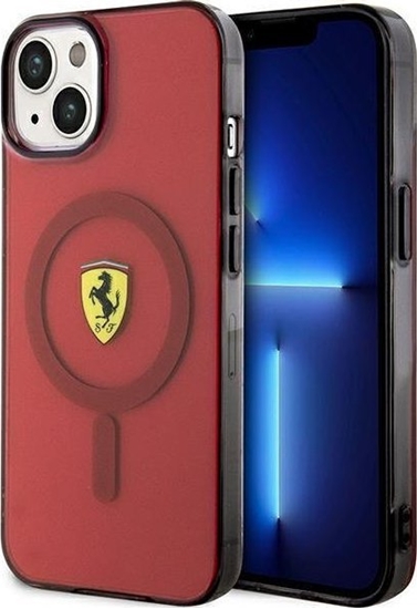 Picture of Ferrari Ferrari Translucent MagSafe - Etui iPhone 14 (Czerwony)