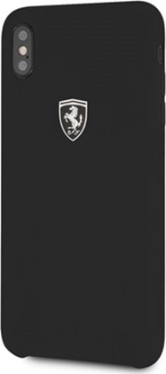 Picture of Ferrari Hardcase FEOSIHCI65BK iPhone Xs Max czarny/black Silicone Off track uniwersalny