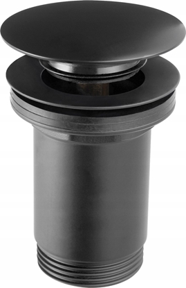 Attēls no Ferro S285B-BL-B SPUST/KOREK KLIK-KLAK ROTONDO BEZ PRZELEWU DUY G5/4 CZARNY BLISTER FERRO // S.SPUST.KLIK-KLAK-F-S285B-BL-B