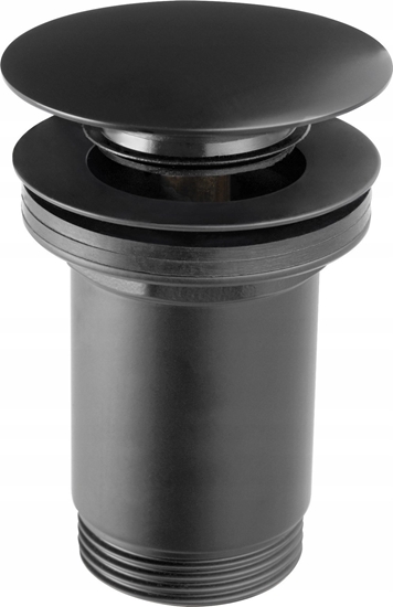 Picture of Ferro S285B-BL-B SPUST/KOREK KLIK-KLAK ROTONDO BEZ PRZELEWU DUY G5/4 CZARNY BLISTER FERRO // S.SPUST.KLIK-KLAK-F-S285B-BL-B