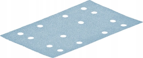 Изображение Daudzfunkcionālajām orbitālajām slīpmašīnām paredzētā smilšpapīra loksnes Granat; 80x133 mm; P40; 10 gab.