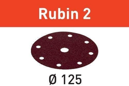 Picture of Smilšpapīrs ekscentra slīpmašīnai Rubin2; 125 mm; P40; 50 gab.