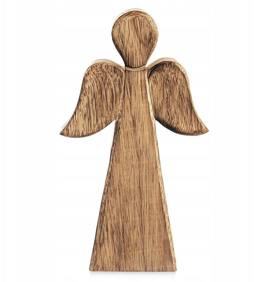 Изображение Figurka anioa drewniana 13x24 cm