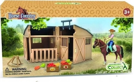 Picture of Figurka Collecta COLLECTA JEDZIEC, AKCESORIA, KO I STAJNIA W OPAKOWANIU