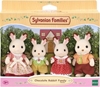 Изображение Figurka Epoch Sylvanian Families - Rodzina królików z czekoladowymi uszkami (5655)