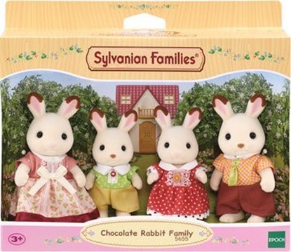 Picture of Figurka Epoch Sylvanian Families - Rodzina królików z czekoladowymi uszkami (5655)
