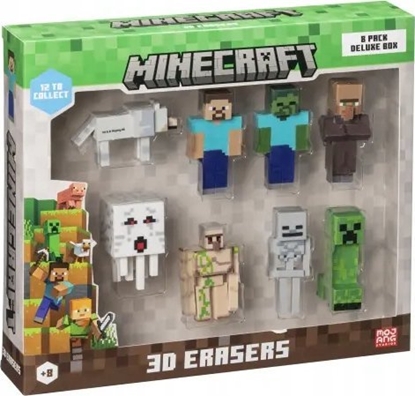 Attēls no Figurka Inno3D *****MINECRAFT 3D Erasers 8pack DeluxeBox vA 10944