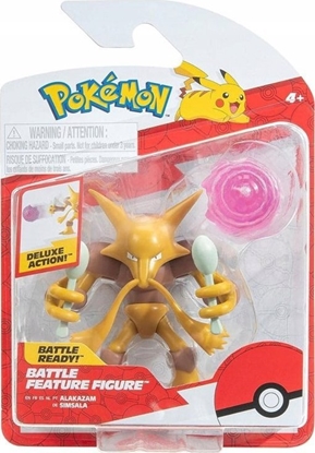 Attēls no Figurka Jazwares POKEMON Ruchoma Figurka Bitewna ALAKAZAM