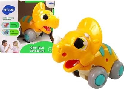 Attēls no Figurka LeanToys Dinozaur Na Kókach óty Triceratops Figurka