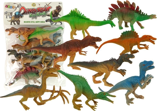 Picture of Figurka LeanToys Zestaw Figurek Dinozaury Park Zwierzta 8 Szt.