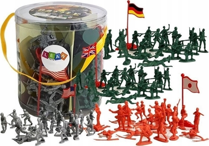 Изображение Figurka LeanToys Zestaw figurek onierzy 100el