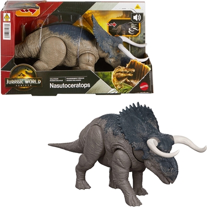 Attēls no Figurka Mattel Jurassic World - Odrodzenie Nasutoceratops (JGC81)